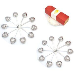 20PCS Tea Infuser, Tea Strainer with Handle, Premium Tea Infusers for Loose Tea,